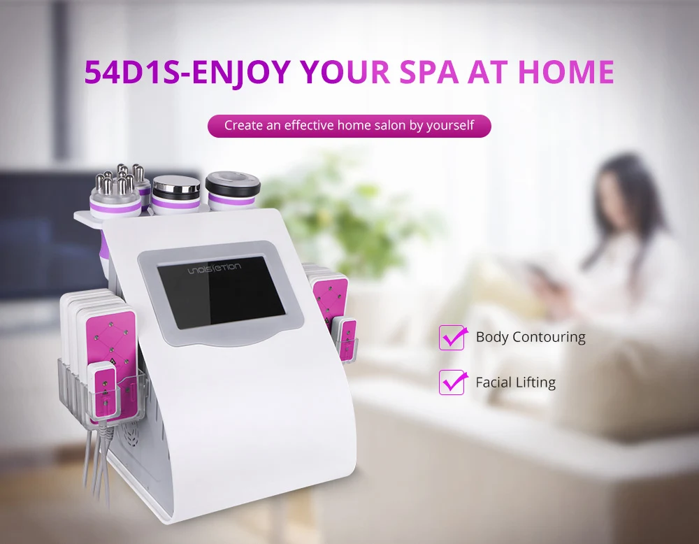 US $580.00 6In 1 20 Cavitation 40K Fat Removal Radio Frquency Vacuum RF Slimming Weight Loss Machine LED Photon Face Skin Care