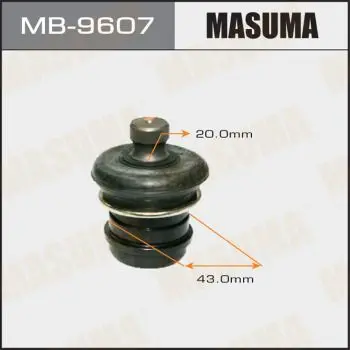 Опора шаровая нижняя Mitsubishi Grandis 03 09 MASUMA MB9607|Детали амортизаторов| |