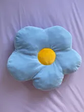 Encantadora 40cm coloridos flor almohada de felpa de juguete de dibujo de planta de silla para muñecas cojín sofá niños amantes regalos de cumpleaños