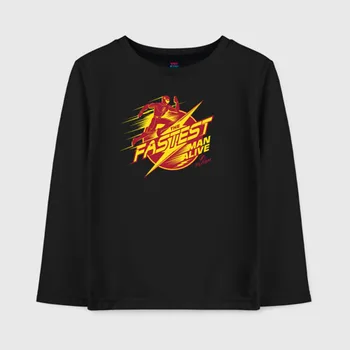 

Children's longsleeve cotton the fastest man alive