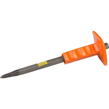 Зубило с протектором STAYER 300 мм, высокоуглеродистая сталь 2142-30