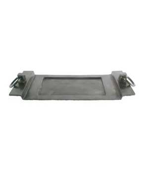 

Empty Pockets aluminum bronze with rings. Measurements: 7x53x19 cm.