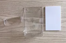 OOTDTY-funda impermeable para timbre de puerta inalámbrico, timbre, botón transparente