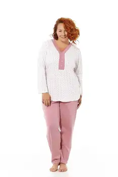 

Mabel Intimate Pajamas Women Long Sleeve print undershirt Leaves Lilacs and pant Straight. Sizes Great