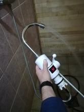 ATWFS-grifo calentador de agua instantáneo, termostato instantáneo rápido para calentador de agua, pantalla de temperatura del grifo eléctrico de 3000w