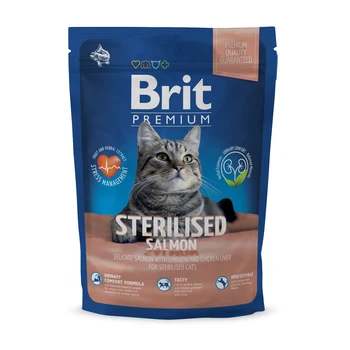 

Brit 1,5 kg New Premium Cat sterilised salmon 4 PCs