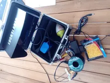 LUCKYLAKER-Kit de cámara de Monitor LCD para pesca en hielo, buscador de peces, vídeo, 7 pulgadas, para invierno, luz de fondo Manual, regalo para niños