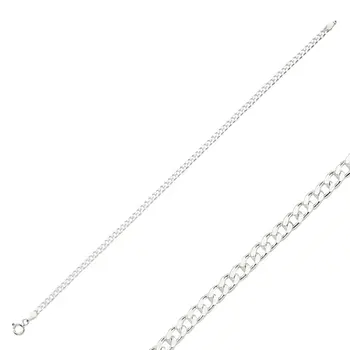 

Angemiel 925 Silver 80 Micron 314cc Chain Bracelet