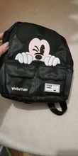 Mochila Disney de dibujos animados de Mickey para niños, morral escolar para guardería, bonita