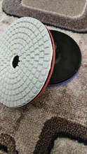 Uds 3/4 lijado disco de mojado almohadillas de pulido de diamante de granito, mármol pulidora de piedra Flexible de herramientas de mano