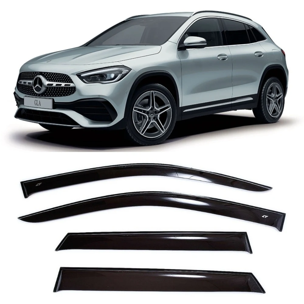 Дефлекторы окон Cobra Tuning M37620 на авто Mercedes Benz GLA-Class H247 2020- н.в 4 шт./комп. ветровики от