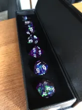 Dice-Sets Dungeons Sharp-Edge-Dice DND Dragons Playing-Game Role Polyhedral for And Mirror