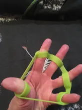 Pinza de mano de silicona expansor de dedo, ejercitador de fuerza de muñeca, bandas de resistencia del deportista para Fitness