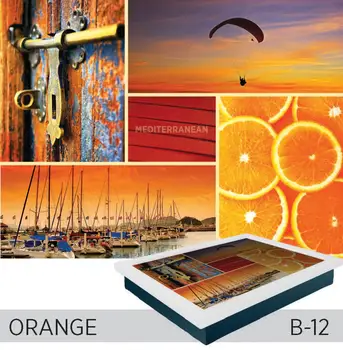 

Funny Design Knee Pad With Tray - Orange