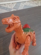 Dinosaurio eléctrico que camina, juguete de dinosaurios brillantes con sonido, modelo de animales para niños, regalo interactivo