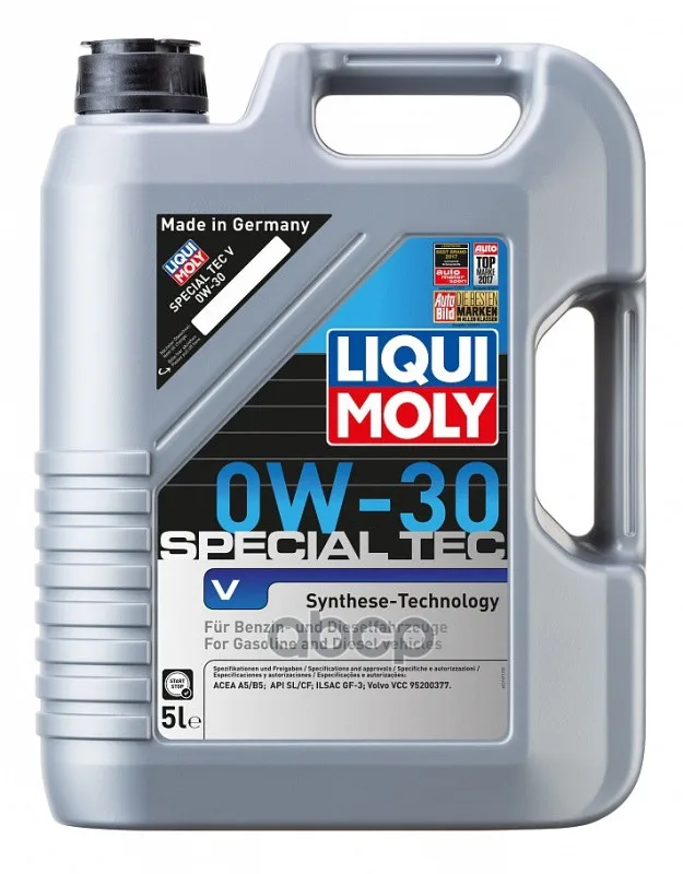 Liqui moly Liquimoly0w30 Special Tec V(Leichtlauf Special V)(5l)_масло Мотор!Синapi Sl/Cf,Acea A5/B5,Ilsac Gf3 Liqui Moly 2853