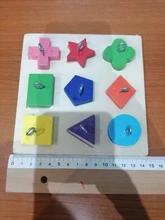 Toy Bird-Supplies Educational-Toys Interactive-Training Wooden-Block Pet C42 Colorful