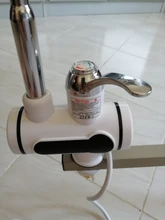 Water-Heater Electric LED Ecofresh with 360-Degree Rotate-Pipe Temperature-Display Eu-Plug