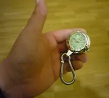 Hook Pocket-Watches Carabiner Medical-Dial-Clip Professional Women Senior Quartz 