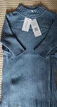 Knitted Sweater Shirts Pullover Spring Half-Sleeve Women Casual-Base Basic Korea New