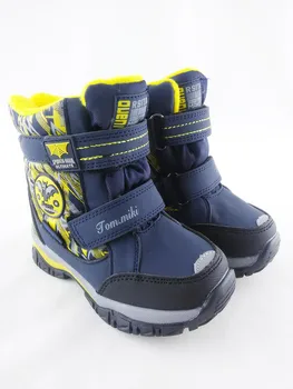 

B-3961-b dark blue-yellow boots Micah membrane 23-28 (25)