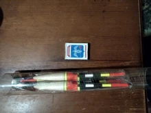 FTK Barguzinsky abeto de luz en la oscuridad 5 unids/lote pesca Float longitud 19-23cm flotador peso 2g-g 6 para la pesca de la carpa