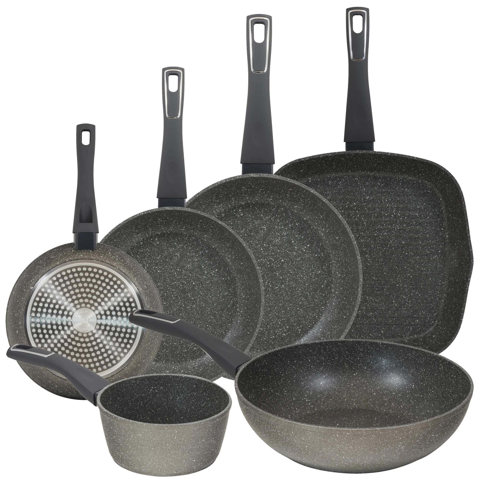 Bergner Eclipse: Pans (20,30cm), Pan 8l, Pan 1.2l And Sarten Grill