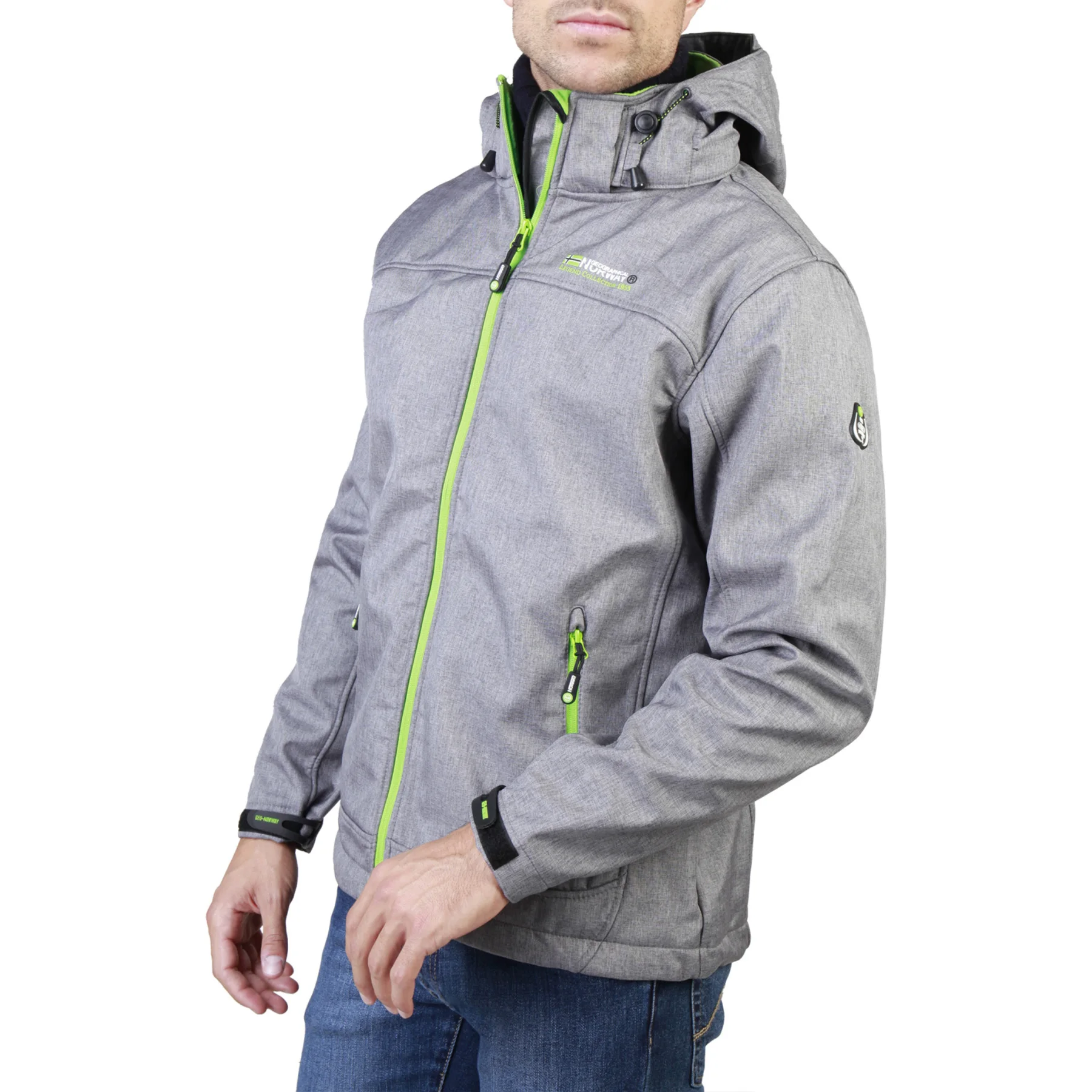 Geographical Norway Twixer_man мужские серые 85404. Цвет: серый, размер: XLGeographical Norway8050750339587