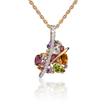 

Pendant made of 585 Gold, Platinum brand, art. 03-3123-00-252-1110-46