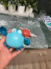 Juguetes de baño para bebé con dibujos de cangrejo, pingüino, ballena, juguete de agua para bebé, cadena de natación infantil, mecanismo de relojería, juguete para chico, novedad de 2021