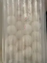 Huieson-pelotas de tenis de mesa 30 50 100, Material inglés, 3 estrellas, 40 + Pelotas de Ping Pong de plástico ABS, para entrenamiento de tenis de mesa
