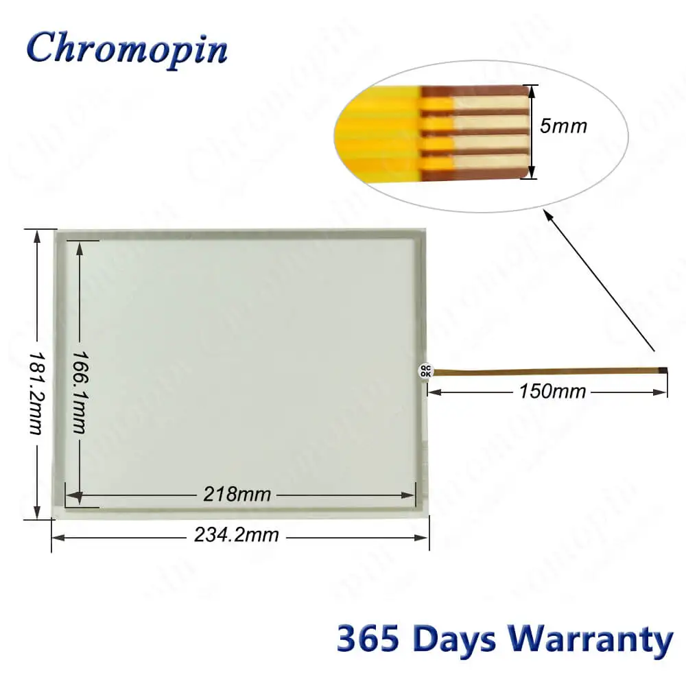 Tela Táctil com Sobreposição Painel para 6av6 6430cd011ax1 Mp277 10 - Imagem 3