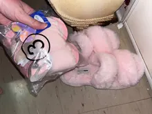 Sandalias con peluche para niñas pequeñas, zapatos planos de piel sintética con suela suave, zapatillas con correa de soporte elástico, para el hogar