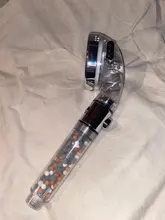 FOHEEL-Cabezal de ducha de mano ajustable, 3 modos, alta presión, ahorro de agua, un botón para detener el agua