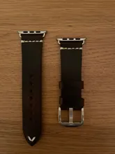 MAIKES-Correa de cuero para Apple Watch, banda de 44mm, 40mm, 42mm, 38mm, Series 6, 5, 4, 3, 2, 1, iWatch, Vintage, con cera de aceite