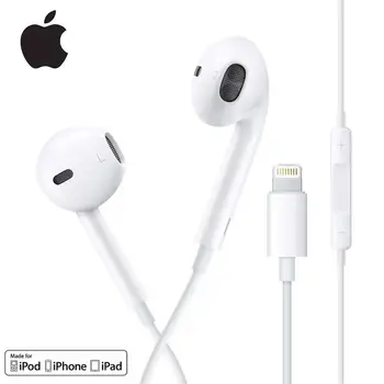 

EarPods original Apple headphones with lightning connection for iPhone, iPad, IOS volume control and hands-free calls