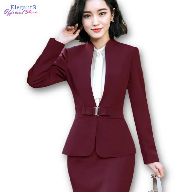 

2023 Elegant Pant Suits Women 2 Piece Set Business Work Wear Uniforms Office Lady Trousers Blazer Sets Female Formal Outfits New