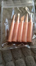 5 unids/lote cobre puro 900M-T punta para soldador soldadura libre de plomo consejos cabeza de soldadura BGA soldadura herramientas