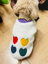 Costume Puppy-Clothes Love-Rainbow-Vest PETCIRCLE Pet-Cat Dog Winter New Fit And Four-Color