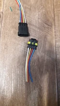 Juego de conectores eléctricos para coche y motocicleta, 1 AMP, 1P, 2P, 3P, 4P, 5P, 6P, impermeables, macho, hembra, con arnés de Cable