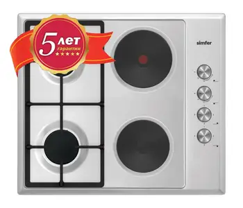 

Combined hob Simfer h60q22m516, gas-control, автоподg