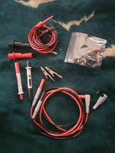 JXSINONE-Kit de cables de prueba, accesorio de sonda de prueba electrónica, pinzas de cocodrilo, conector Banana para probar, sonda reemplazable