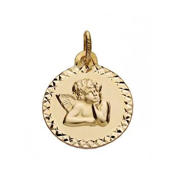 

Medal gold 9k Angel 16mm. [AA0705]