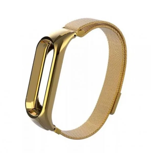Металлический ремешок для Xiaomi Mi Band 3(Желтый