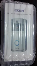 EKEN-Timbre de puerta inteligente con Wifi, cámara de seguridad modelo V5 con intercomunicador y timbre para puerta IP inteligente de visión nocturna con conexión Wifi inalámbrica, perfecta para el hogar