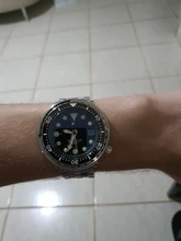 Dive-Watch Ceramic Bezel Nh35 Tuna Dial Stainless-Steel Steeldive SD1975 Black 300m Waterproof