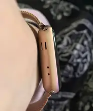 Correa para Apple Watch, correa de metal de 44mm y 40mm para Apple watch 6 5 4 3 SE para iWatch de 42mm y 38mm