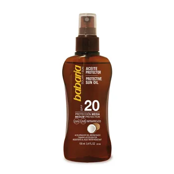 

BABARIA ACEITE PROTECTOR COCO SPF20 PROTECCION medium 100ML MUJER