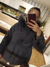 Winter Jacket Coat Parkas Fitaylor Zipper-Down Natural Women Outerwear Snow Warm Thick