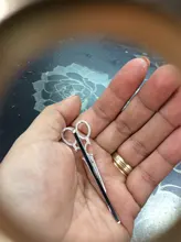 Creativo tijeras forma de señora de las mujeres pelo Clip horquilla delicada pelo horquilla accesorios para el cabello decoraciones